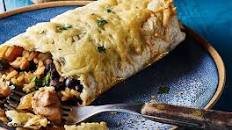 Baked chicken teriyaki burritos