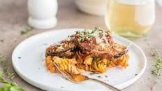 Baked Eggplant Parmesan Pasta
