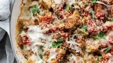 Baked Eggplant Parmesan Pasta