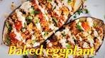 Baked Eggplant with Bacon and Cheese / How to Cook Recipe