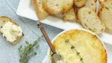 Baked Ricotta with Garlic & Herbs