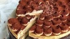 BAKED TIRAMISU CHEESECAKE RECIPE