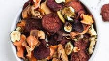 Baked Vegetable Chips (Oil-Free)