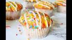 Baking Magic: Fluffy Funfetti Muffins with Sprinkles!