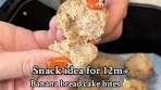 Banana Bread Bites A healthy snack for kiddos packed with ...
