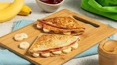 Banana, Peanut Butter and Jelly Tortillas