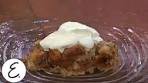 Banana Walnut Bread Pudding| Emeril Lagasse