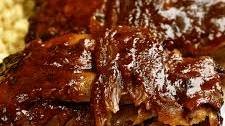 Barbecued Maple, Mustard & Brown Sugar Whiskey Ribs