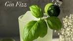 Basil Cucumber Gin Fizz! 🥒🌿🍾😋 Created by @Kristi ...