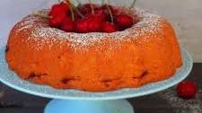 Basque Cake with Cherry Preserves