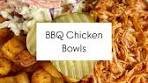 BBQ Chicken Bowls ✨ If you love barbecue pulled chicken ...
