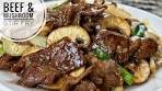 Beef And Mushroom Recipe | Easy Tender And Juicy Beef ...