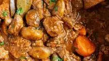 Beef & Mushroom Stew Recipe