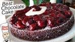 Best Chocolate Cake Recipe ...with Cherry Topping