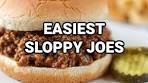 Best Sloppy Joes - only 4 ingredients!