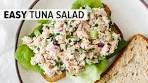 BEST TUNA SALAD RECIPE | easy & healthy
