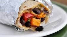 Black Bean and Sweet Potato Burritos