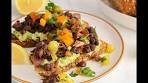 Black Bean Avocado Toasts
