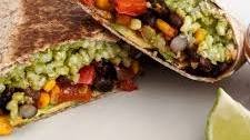 Black Bean Burritos with Cilantro Lime Rice