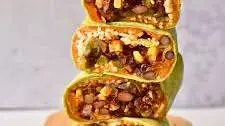 Black Bean Sweet Potato Burritos