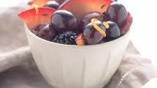 Black Fruits in Lavender Honey Glaze