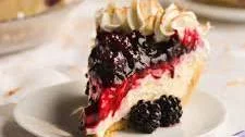 Blackberry Coconut Cream Pie