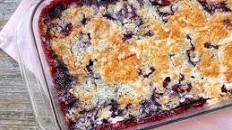 Blackberry Dump Cake