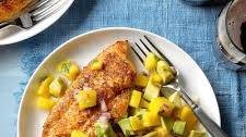 Blackened Catfish with Mango Avocado Salsa