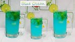 Blue Ocean Non Alcoholic Mocktail | Refreshing Summer Drink