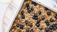 Blueberry Baked Oatmeal