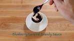 Blueberry Caramel Brandy Sauce