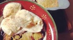 Blueberry Cinnamon Dump Cake