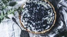 Blueberry Condensed Milk Tart
