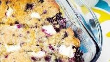 Blueberry Cream Cheese Dump Cake