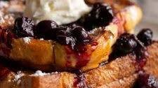 Blueberry Cream Cheese Stuffed French Toast