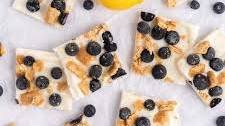 Blueberry Lemon Frozen Yogurt Bark