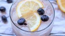 Blueberry Lemonade Gin Fizz