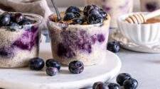 Blueberry Overnight Quinoa
