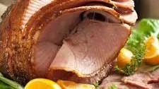 Bourbon Glazed Ham