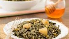 Braised Fall Greens With Apples