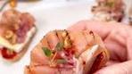 Brie, Prosciutto & Cranberry Crostinis Recipe