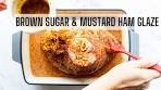 BROWN SUGAR AND MUSTARD HAM GLAZE