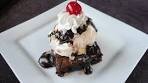 Brownie Sundae's with Homemade Hot Fudge Sauce