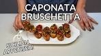 Bruschetta Caponata: DELICIOUS Sicilian Appetiser