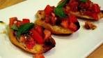 Bruschetta with Tomato & Basil Recipe - Laura Vitale "Laura In ...