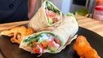 Buffalo Cauliflower Wrap - vegan recipe - healthy recipe channel