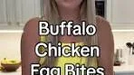Buffalo Chicken Egg Bites Recipe Preheat oven to 300F Fill a ...