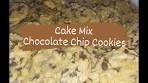 Cake Mix Chocolate Chip Cookies! (Ice Cream Sandwiches!)