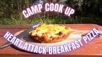 Camp cooking, Campfire cookup. Breakfast Pizza in the Great ...