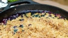 Campfire Blueberry Crisp